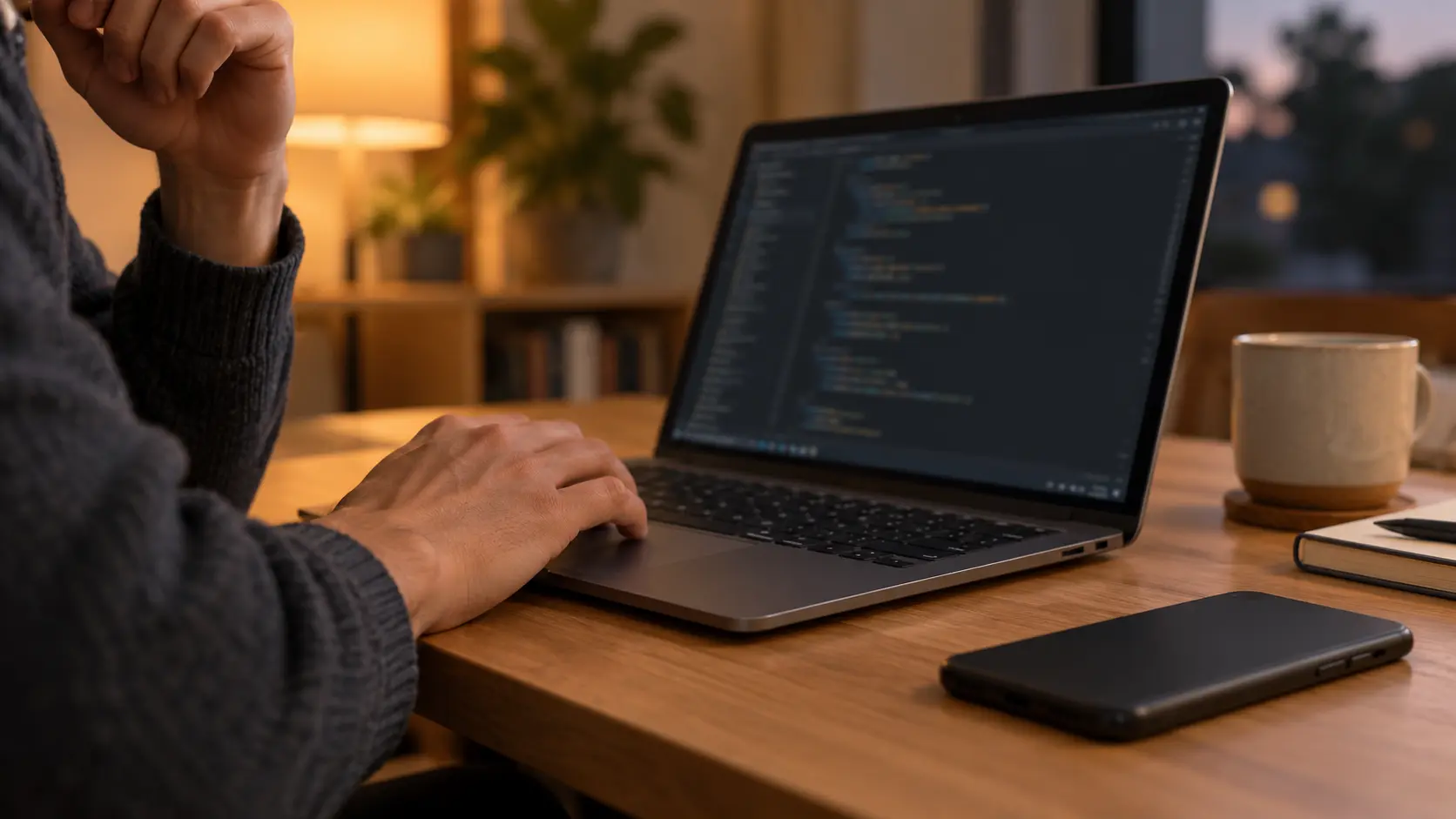 A developer pauses before approving a software deployment