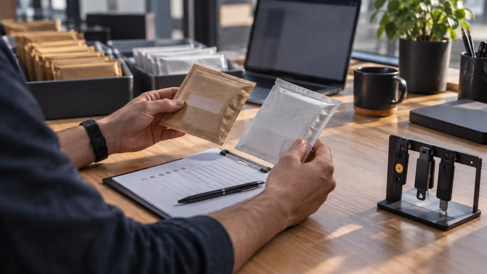 Un développeur compare des paquets logiciels avant de révoquer un jeton