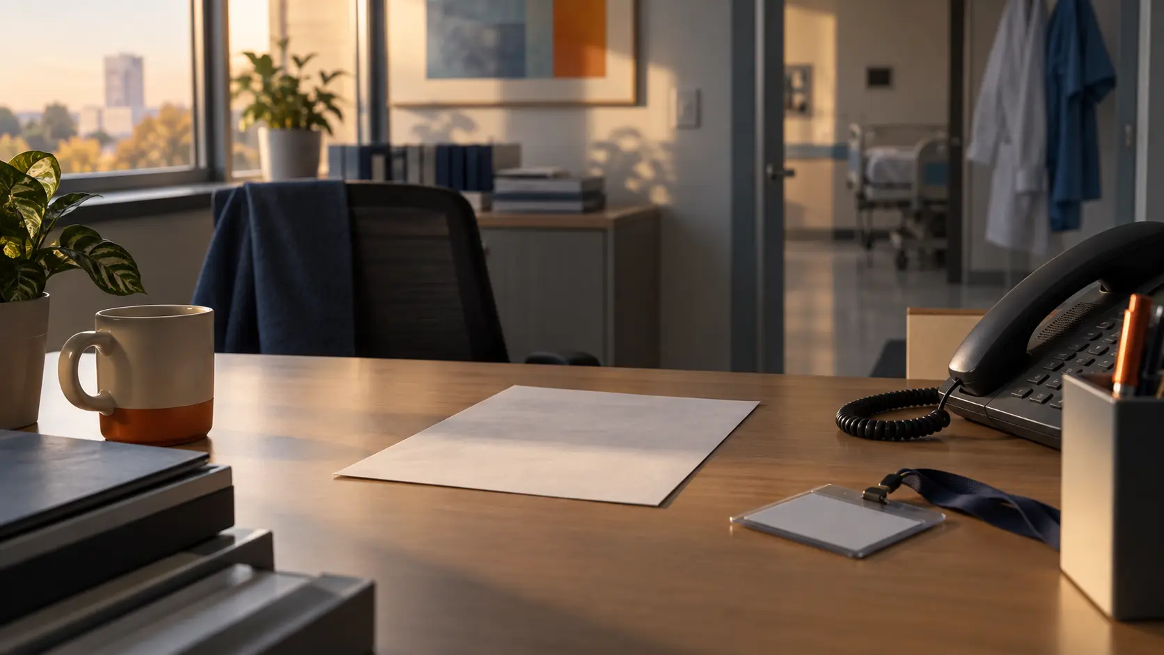 Fiche de contact retournée dans un bureau d’approvisionnement médical