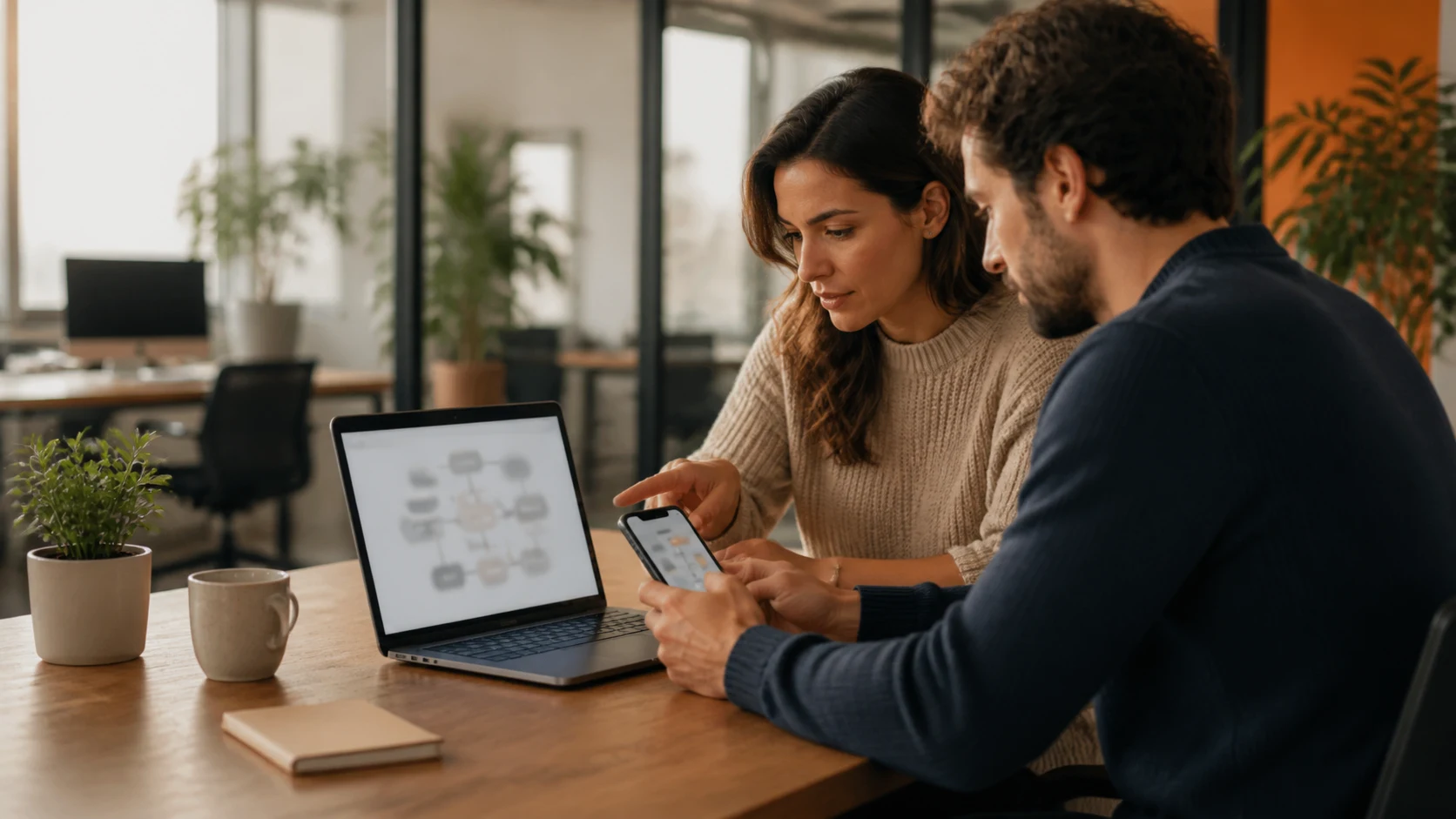 Small business team reviewing an integration before securing access