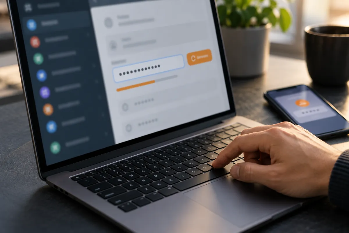 Création méthodique d’un secret unique sur un bureau de travail